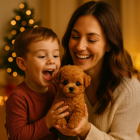 MonFluffy™ Édition 2025 — Le mignon chiot sans tracas.