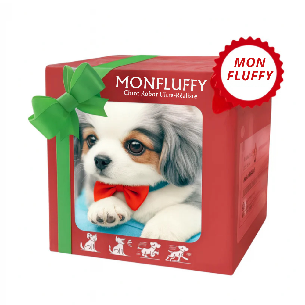 MonFluffy™ Édition 2025 — Le mignon chiot sans tracas.
