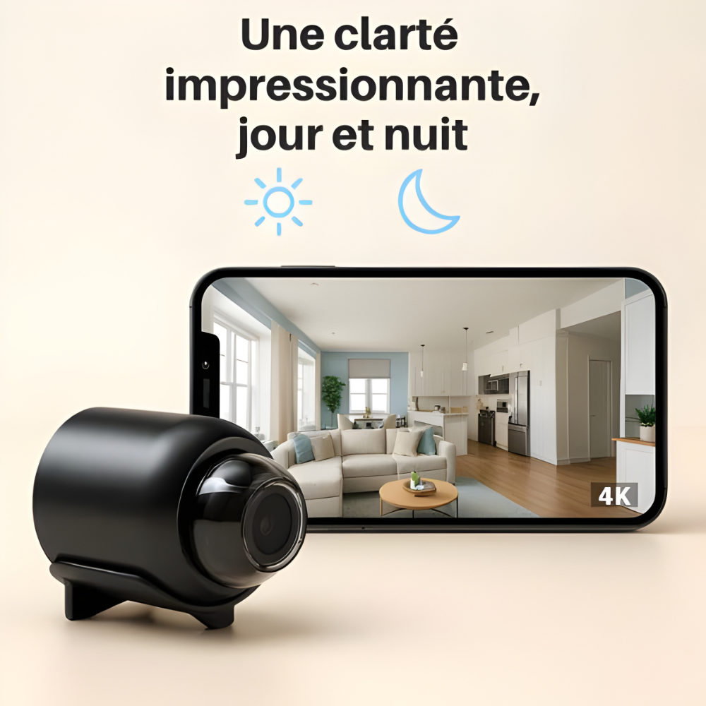 MiniCam 4K™ – Ultra HD, ultra discrète