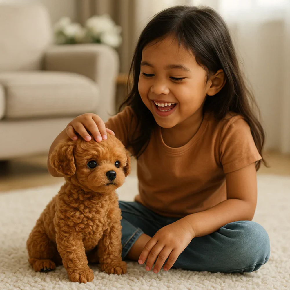 MonFluffy™ Édition 2025 — Le mignon chiot sans tracas.